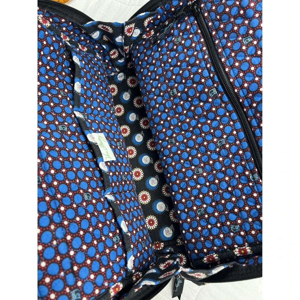 Vera Bradley Quilted Owl Floral‎ Pattern Satchel Handbag